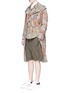 Figure View - Click To Enlarge - KOLOR - Camouflage print long coat