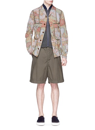 Figure View - Click To Enlarge - KOLOR - Camouflage print tape trim jacket