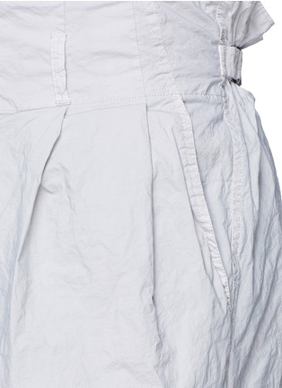 Detail View - Click To Enlarge - KOLOR - Elasticated back crinkle shorts