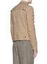 Back View - Click To Enlarge - KOLOR - Contrast pocket crinkle military jacket