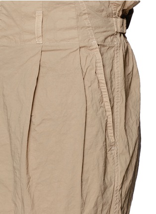 Detail View - Click To Enlarge - KOLOR - Elasticated back crinkle Bermuda shorts