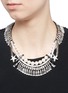 Figure View - Click To Enlarge - VENNA - Crystal pavé star faux pearl fringe necklace
