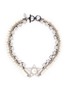 Main View - Click To Enlarge - VENNA - Crystal faux pearl star chain necklace