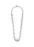 Main View - Click To Enlarge - VENNA - Crystal faux pearl star leaf chain necklace