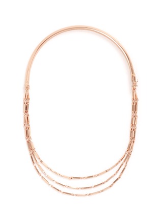 Main View - Click To Enlarge - EDDIE BORGO - 'Peaked Chain' tier necklace