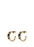 Main View - Click To Enlarge - EDDIE BORGO - 'Estate Hoop' rock crystal earrings