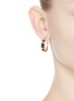 Figure View - Click To Enlarge - EDDIE BORGO - 'Estate Hoop' rock crystal earrings