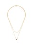 Main View - Click To Enlarge - EDDIE BORGO - 'Crystal Triangle' cylindrical pendant necklace