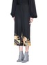 Front View - Click To Enlarge - IBRIGU - One of a kind kimono embroidery hem pants