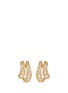 Main View - Click To Enlarge - FERNANDO JORGE - 'Stream Doubled' diamond 18k yellow gold hoop earrings