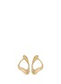 Main View - Click To Enlarge - FERNANDO JORGE - 'Stream Lines' 18k yellow gold loop earrings
