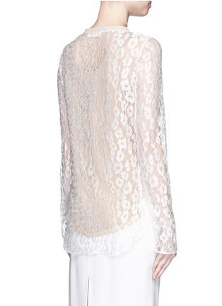 Back View - Click To Enlarge - CHLOÉ - Leopard lace top