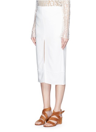 Front View - Click To Enlarge - CHLOÉ - Crepe sable pencil skirt