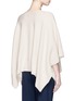 Back View - Click To Enlarge - CHLOÉ - Cashmere rib knit cape coat