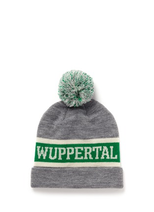 Main View - Click To Enlarge - ISABEL MARANT ÉTOILE - 'Zeph' pompom wool knit sporty cap
