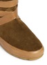 Detail View - Click To Enlarge - ISABEL MARANT ÉTOILE - 'Nygel' leather strap shearling suede boots