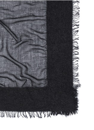 Detail View - Click To Enlarge - FALIERO SARTI - 'Isadora' sheer centre cashmere blend scarf