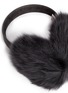 Detail View - Click To Enlarge - KARL DONOGHUE - Shimmer Toscana lambskin shearling suede ear muffs