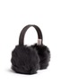 Figure View - Click To Enlarge - KARL DONOGHUE - Shimmer Toscana lambskin shearling suede ear muffs