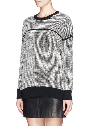 Front View - Click To Enlarge - VINCE - Textured knit sweater