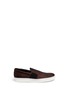 Main View - Click To Enlarge - LANVIN - Marble embroidery metallic Lurex skate slip-ons