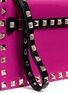 Detail View - Click To Enlarge - VALENTINO GARAVANI - 'Rockstud' small colourblock patent leather flap clutch