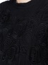 Detail View - Click To Enlarge - CHLOÉ - Guipure lace cloqué silk crépon dress