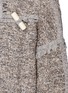 Detail View - Click To Enlarge - CHLOÉ - Textured tweed knit toggle wrap coat