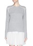 Main View - Click To Enlarge - CHLOÉ - Blanket stitch cashmere cotton sweater