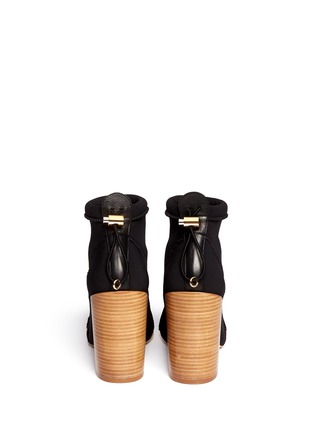 Back View - Click To Enlarge - CHLOÉ - Neoprene bungee ankle boots
