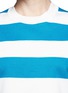 Detail View - Click To Enlarge - STELLA JEAN - Rugby stripe short-sleeve sweater
