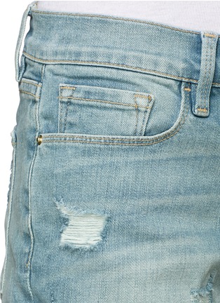 Detail View - Click To Enlarge - FRAME - Le cutoff' denim shorts