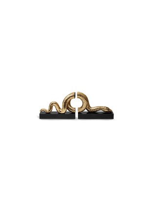 Main View - Click To Enlarge - L'OBJET - Gold Snake Bookend Set