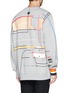 Back View - Click To Enlarge - GIVENCHY - Basketball court abstract print sweatshirt