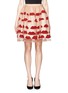 Main View - Click To Enlarge - ALICE & OLIVIA - 'Pout' lip appliqué skirt