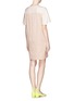 Back View - Click To Enlarge - SEE BY CHLOÉ - Poplin petal sleeve dress