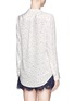 Back View - Click To Enlarge - EQUIPMENT - 'Keira' star print silk shirt 