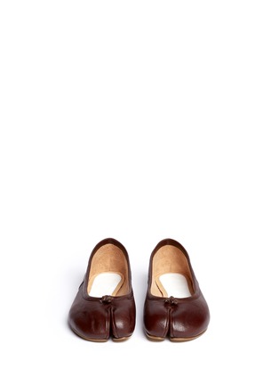 Figure View - Click To Enlarge -  - 'Tabi' leather ballerina flats