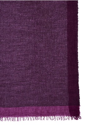 Detail View - Click To Enlarge - FALIERO SARTI - 'Morghy' cashmere-modal eyelet edge scarf