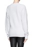 Back View - Click To Enlarge - OPENING CEREMONY - Double zip contrast rib wool sweater