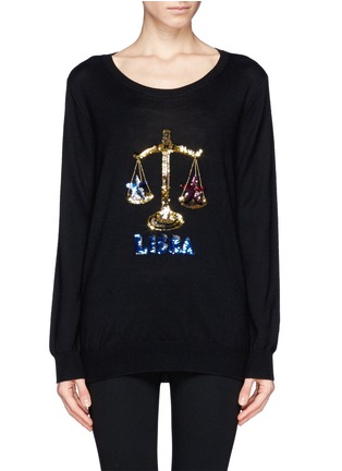 Main View - Click To Enlarge - MARKUS LUPFER - 'Libra' sequin sweater