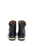 Back View - Click To Enlarge - CHLOÉ - Buckle leather ankle boot