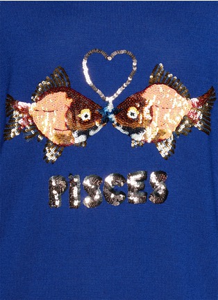 Detail View - Click To Enlarge - MARKUS LUPFER - 'Pisces' sequin sweater