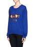 Front View - Click To Enlarge - MARKUS LUPFER - 'Pisces' sequin sweater