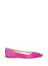 Main View - Click To Enlarge - GIORGIO ARMANI SHOES - Angle cut suede flats