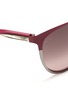 Detail View - Click To Enlarge - GUCCI - Twist temple two-tone metal sunglasses