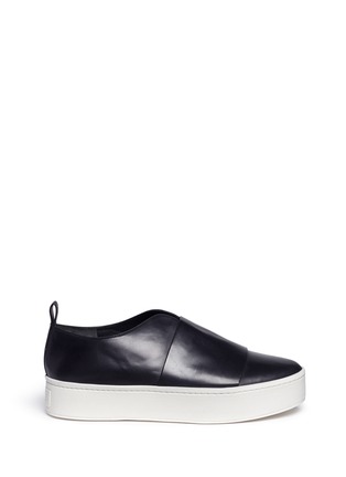 Main View - Click To Enlarge - VINCE - 'Wallace' leather platform sneakers