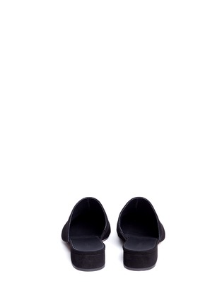 Back View - Click To Enlarge - VINCE - 'Giorgia' square toe suede mules