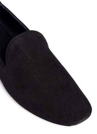 Detail View - Click To Enlarge - VINCE - 'Bray' square toe suede slip-ons