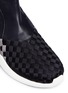 Detail View - Click To Enlarge - ASH - 'Quake' basketweave mid top slip-on sneakers